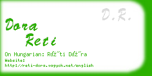 dora reti business card